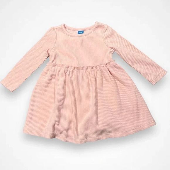 4/$20 Old Navy  Pink Long Sleeve Dress - Picture 1 of 4